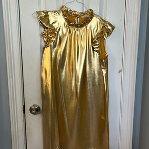 Gold dress